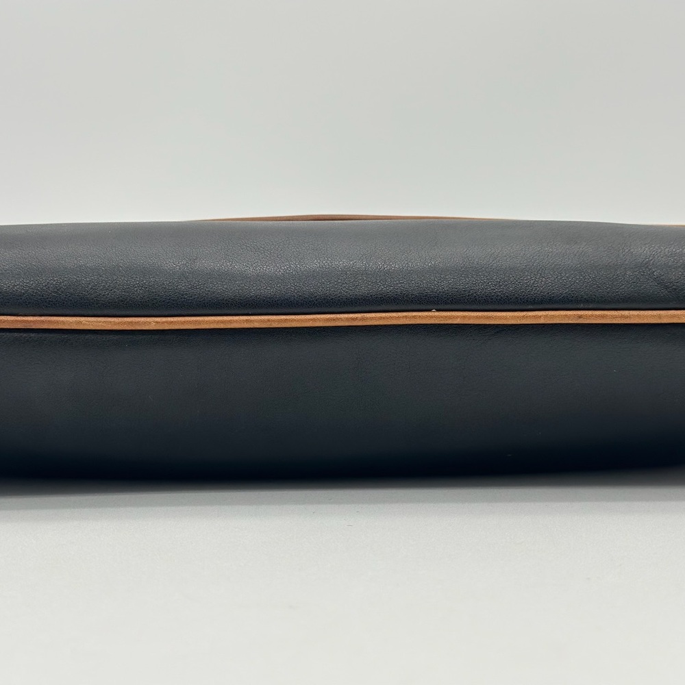 Celine Black and Tan Leather Clutch - Picture 7 of 16